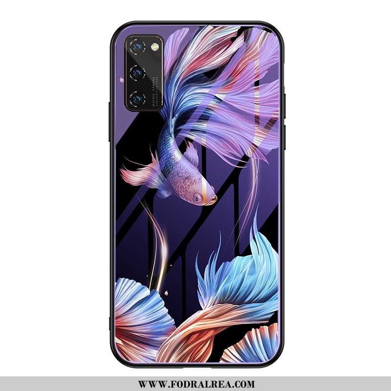 Fodral Honor View30 Pro Personlighet Skal Support, Honor View30 Pro Trend Fallskydd Lila