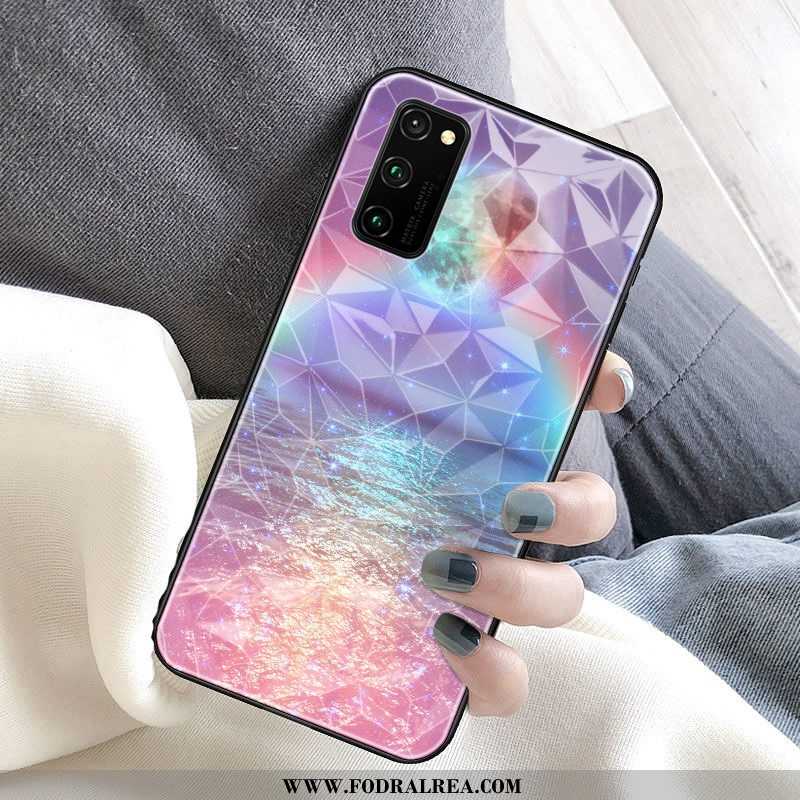 Fodral Honor View30 Pro Skydd Diamantform Skal, Skal Honor View30 Pro Mobil Telefon Planet Lila