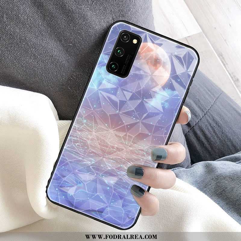 Fodral Honor View30 Pro Skydd Diamantform Skal, Skal Honor View30 Pro Mobil Telefon Planet Lila