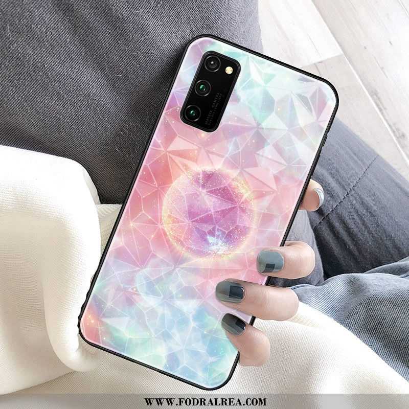 Fodral Honor View30 Pro Skydd Diamantform Skal, Skal Honor View30 Pro Mobil Telefon Planet Lila