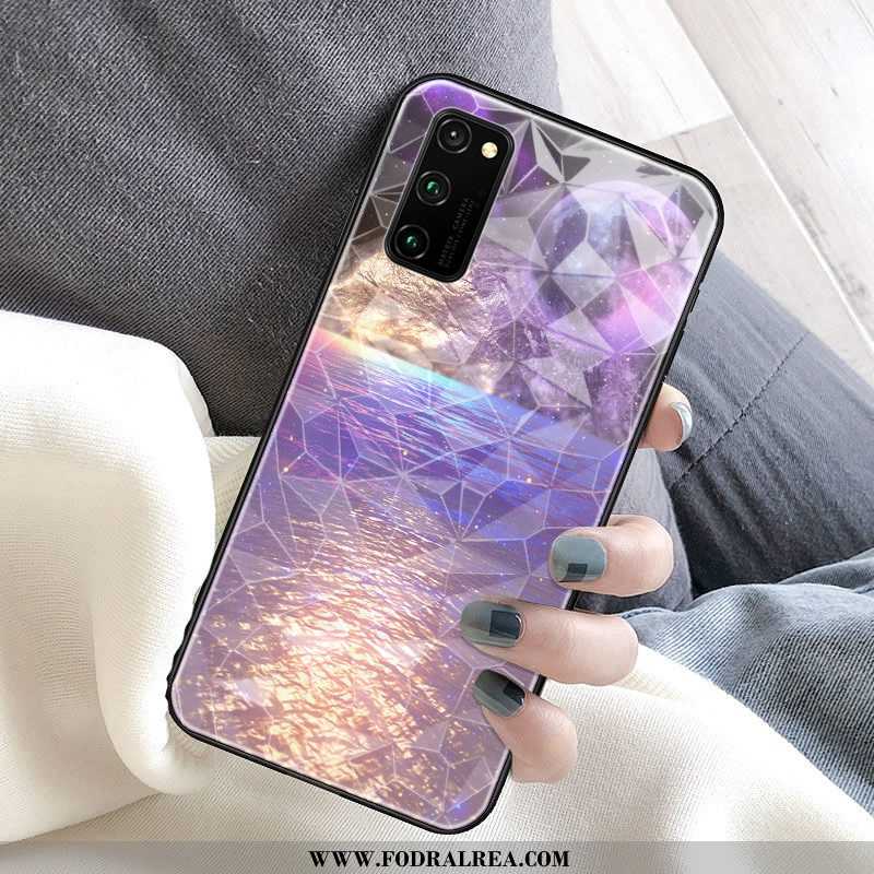 Fodral Honor View30 Pro Skydd Diamantform Skal, Skal Honor View30 Pro Mobil Telefon Planet Lila