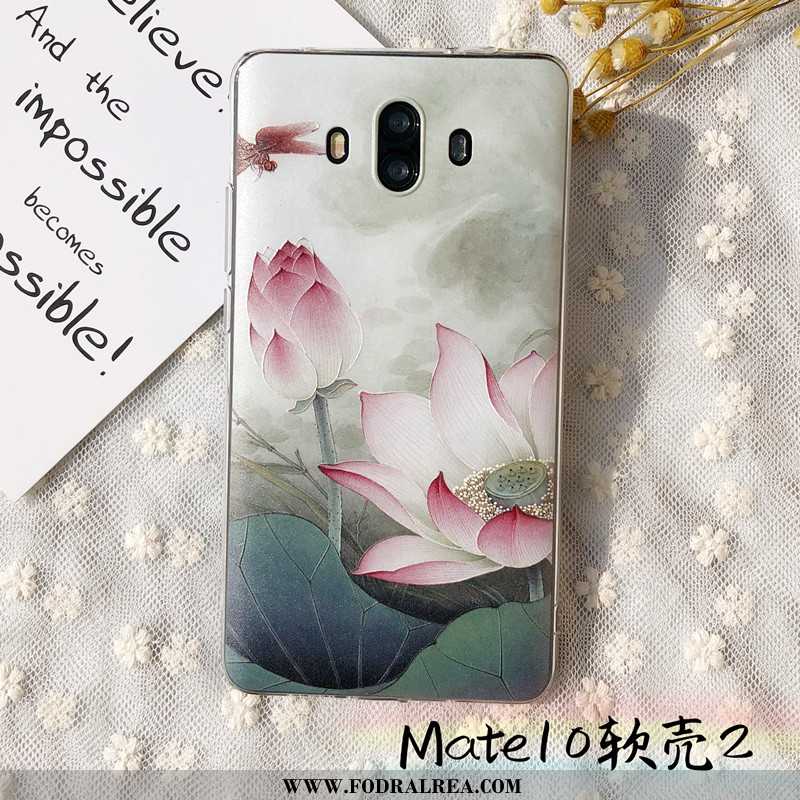 Fodral Huawei Mate 10 Hängsmycken Skal Skydd, Huawei Mate 10 Lättnad Mobil Telefon Beige