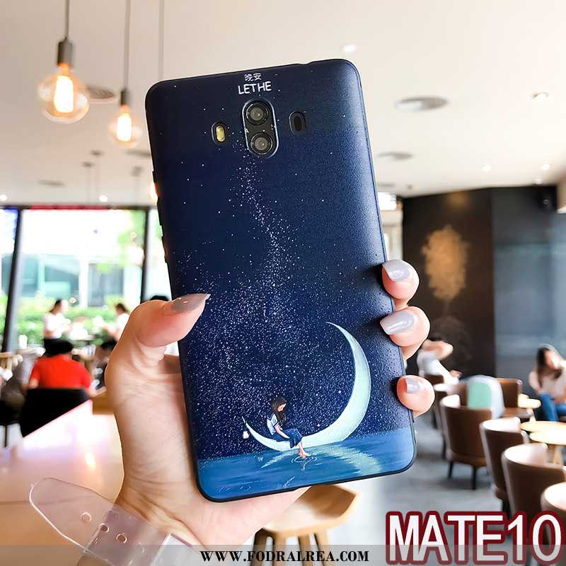 Fodral Huawei Mate 10 Kreativa All Inclusive Silikon, Skal Huawei Mate 10 Lättnad Blå