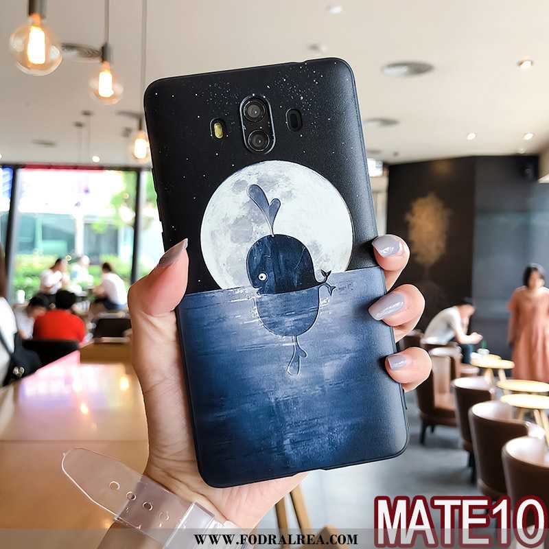 Fodral Huawei Mate 10 Kreativa All Inclusive Silikon, Skal Huawei Mate 10 Lättnad Blå