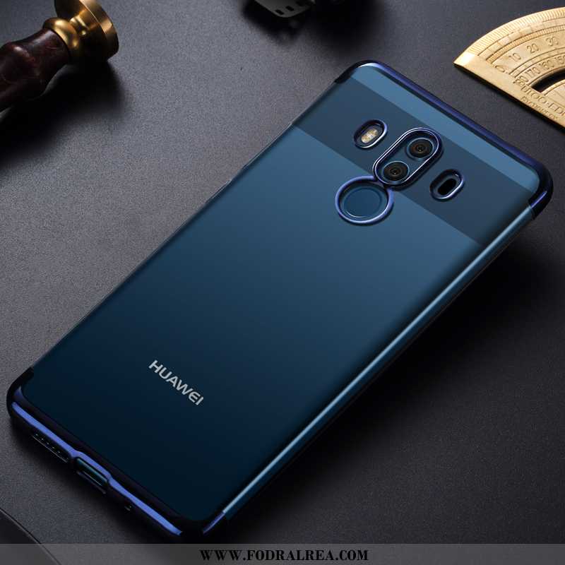 Fodral Huawei Mate 10 Pro Skydd All Inclusive Plating, Skal Huawei Mate 10 Pro Transparent Blå