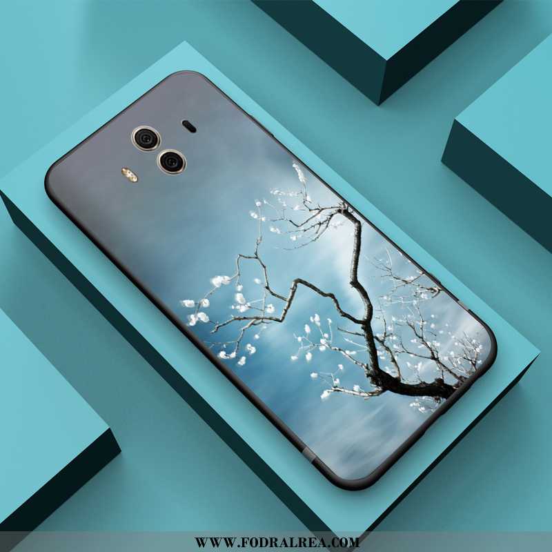 Fodral Huawei Mate 10 Silikon Mobil Telefon Skal, Skal Huawei Mate 10 Skydd Tunn Blå