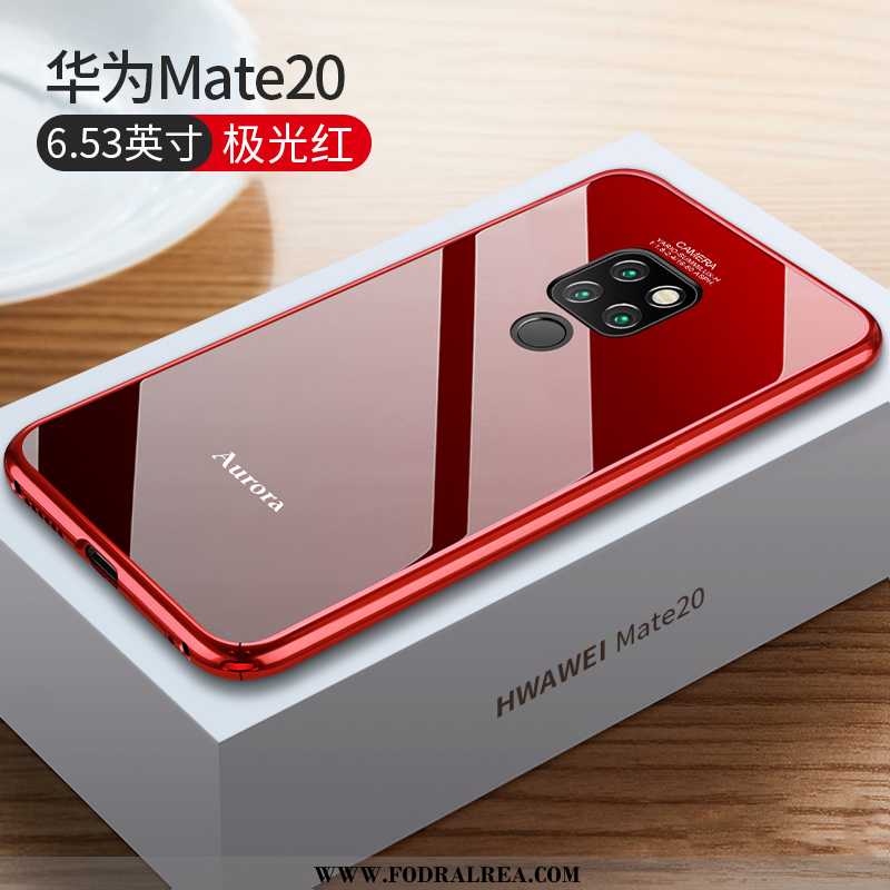 Fodral Huawei Mate 20 Metall Mobil Telefon, Skal Huawei Mate 20 Skydd Super Svarta