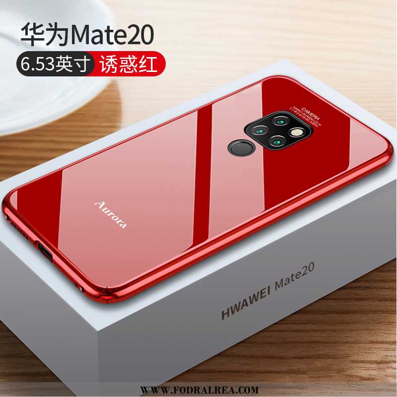 Fodral Huawei Mate 20 Metall Mobil Telefon, Skal Huawei Mate 20 Skydd Super Svarta