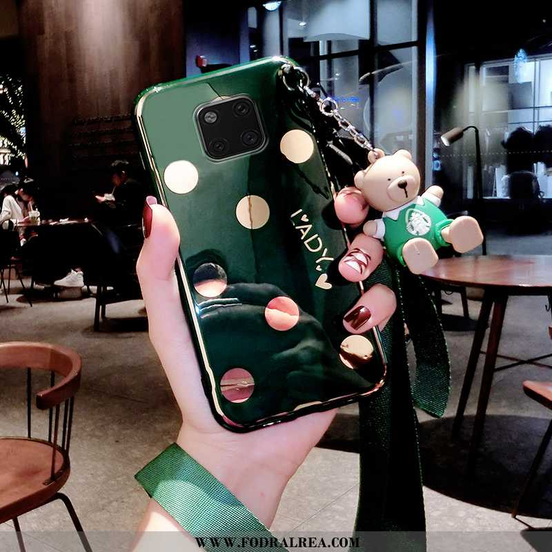 Fodral Huawei Mate 20 Pro Tunn Grön Trend, Skal Huawei Mate 20 Pro Mjuk Fallskydd