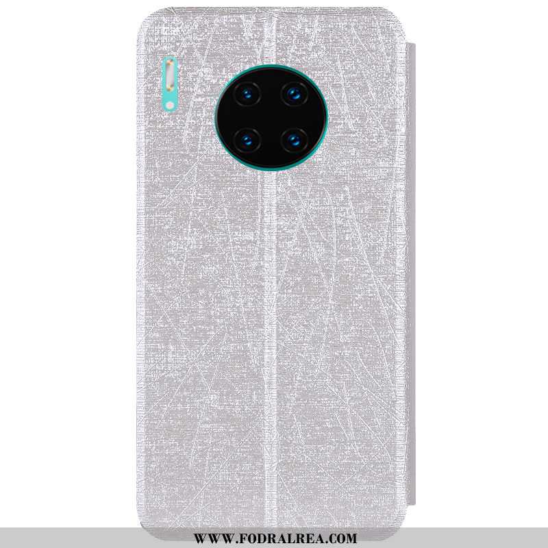 Fodral Huawei Mate 30 Skydd Mobil Telefon Fodral, Skal Huawei Mate 30 Läderfodral Röd Rosa