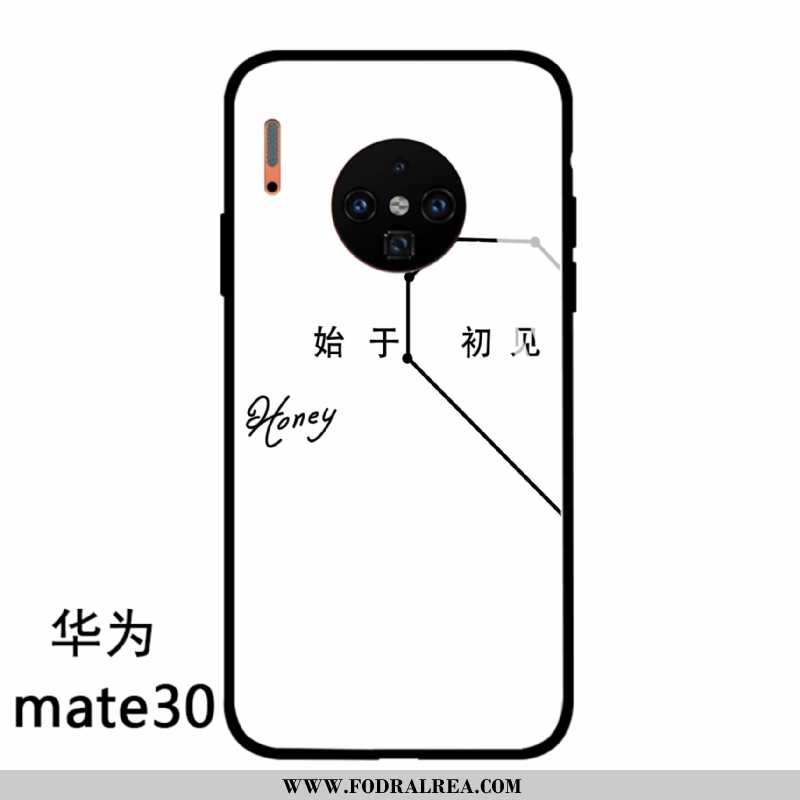 Fodral Huawei Mate 30 Trend Skal Konst, Huawei Mate 30 Skydd Net Red Svarta