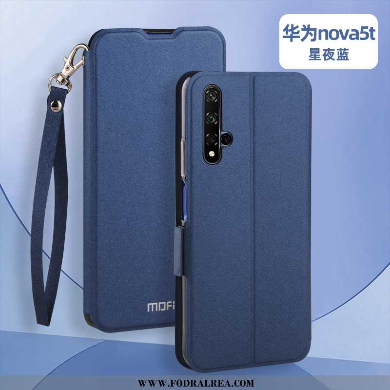 Fodral Huawei Nova 5t Silikon Mobil Telefon Skal, Skal Huawei Nova 5t Skydd Clamshell Svarta