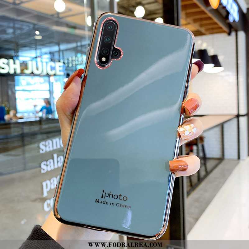 Fodral Huawei Nova 5t Silikon Skal Fallskydd, Huawei Nova 5t Skydd Cow Grön