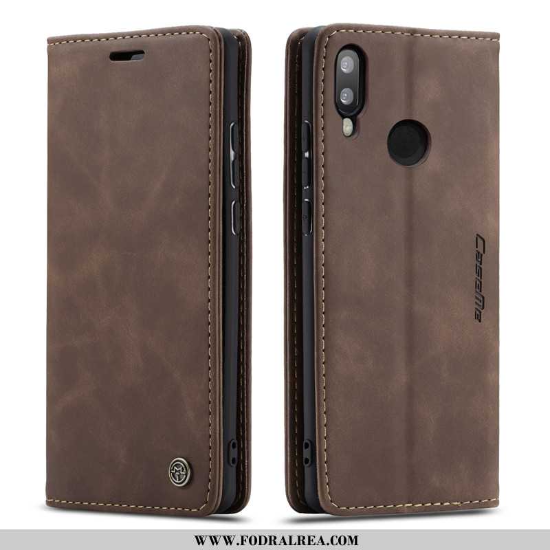 Fodral Huawei P Smart 2020 Läderfodral Skal Kaki, Huawei P Smart 2020 Mobil Telefon Täcka Khaki