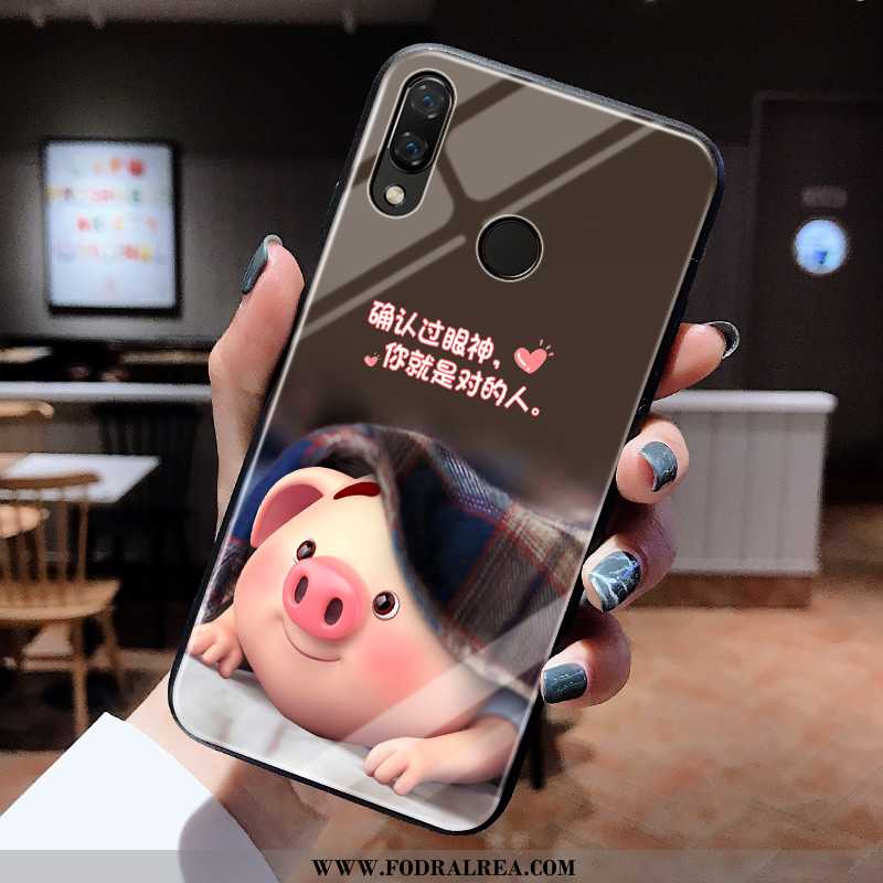 Fodral Huawei P20 Lite Personlighet Ungdom Vit, Skal Huawei P20 Lite Kreativa Härdning Vita