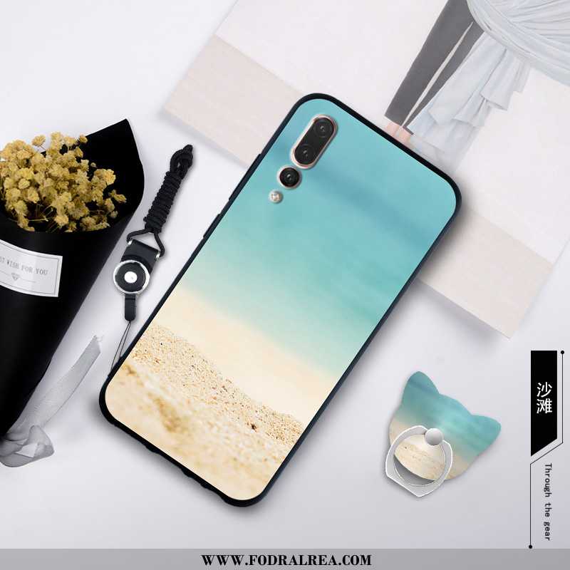 Fodral Huawei P20 Pro Skydd Spänne Enkel, Skal Huawei P20 Pro Hängsmycken Kreativa Vita