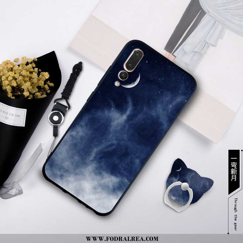 Fodral Huawei P20 Pro Skydd Spänne Enkel, Skal Huawei P20 Pro Hängsmycken Kreativa Vita