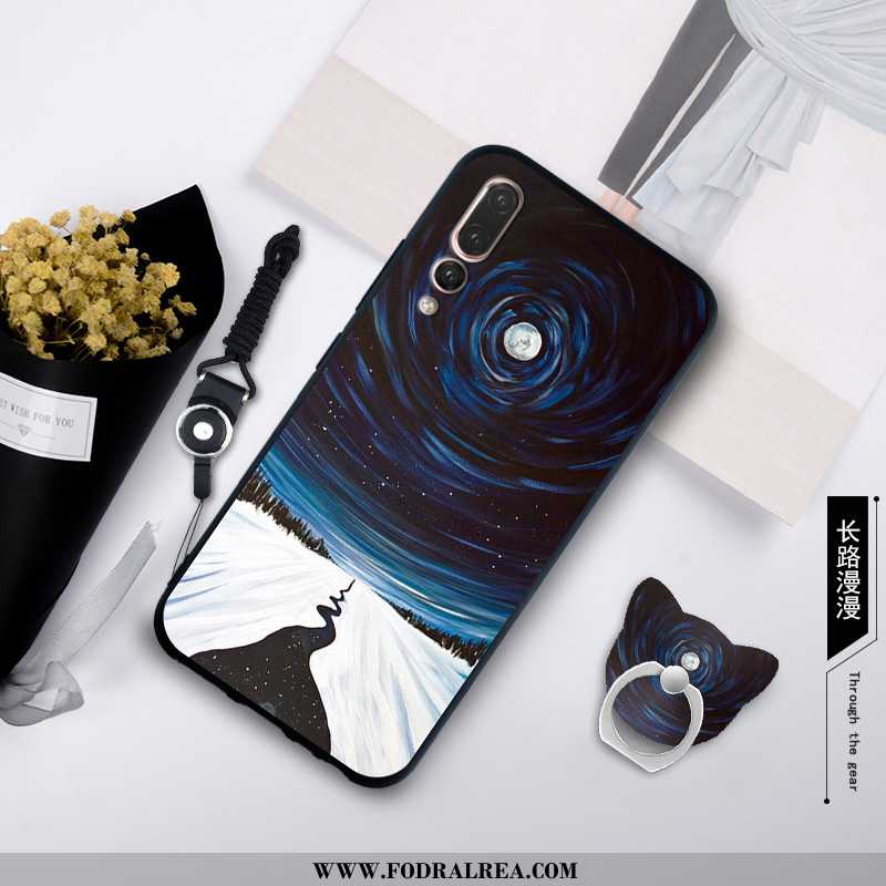 Fodral Huawei P20 Pro Skydd Spänne Enkel, Skal Huawei P20 Pro Hängsmycken Kreativa Vita