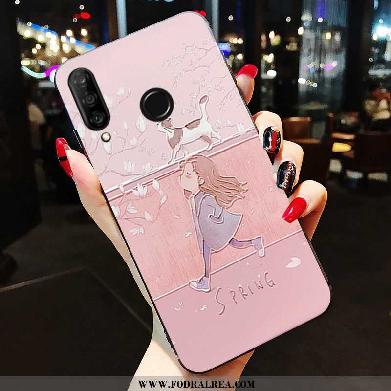 Fodral Huawei P30 Lite Mjuk All Inclusive Mobil Telefon, Skal Huawei P30 Lite Silikon Rosa