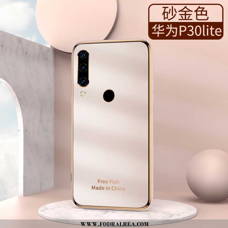 Fodral Huawei P30 Lite Tunn Kreativa Skydd, Skal Huawei P30 Lite Mjuk Mobil Telefon Grå