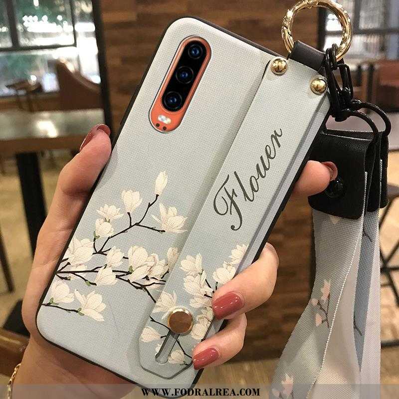 Fodral Huawei P30 Mjuk Vit Fodral, Skal Huawei P30 Skydd Kreativa Vita