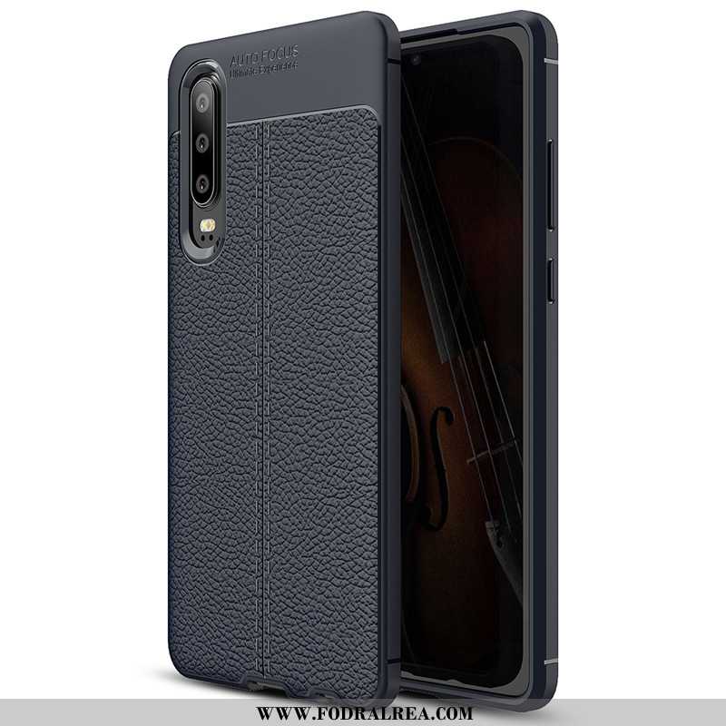 Fodral Huawei P30 Mönster All Inclusive Fodral, Skal Huawei P30 Mjuk Svart Svarta