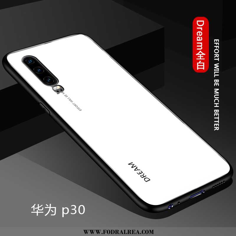 Fodral Huawei P30 Tunn All Inclusive Personlighet, Skal Huawei P30 Mjuk Par Blå