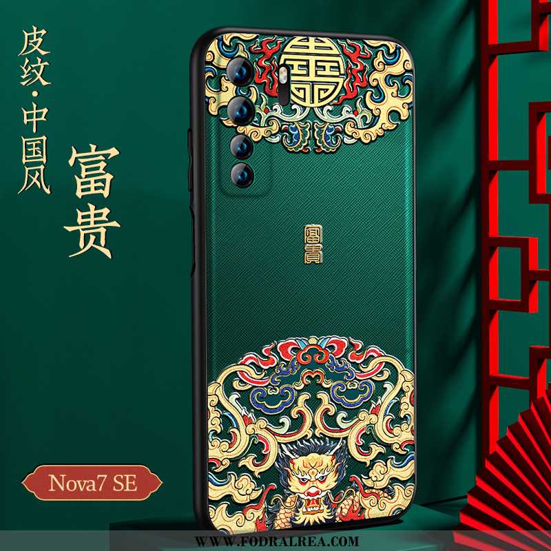 Fodral Huawei P40 Lite 5g Skydd Kinesisk Stil Tunn, Skal Huawei P40 Lite 5g Trend Super Svarta