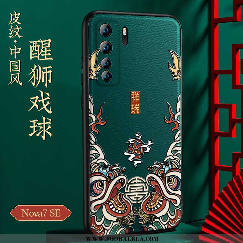 Fodral Huawei P40 Lite 5g Skydd Kinesisk Stil Tunn, Skal Huawei P40 Lite 5g Trend Super Svarta