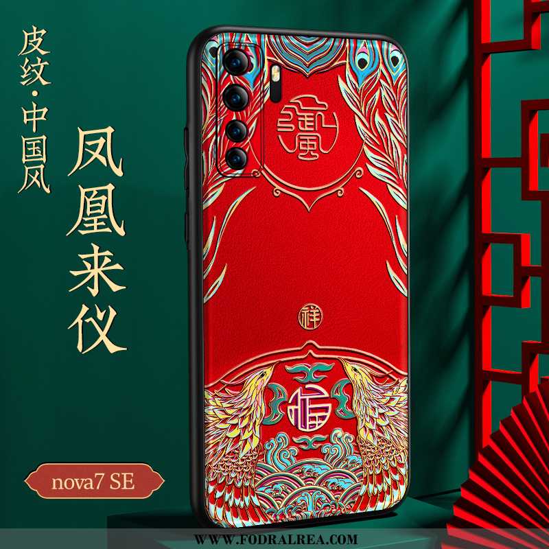 Fodral Huawei P40 Lite 5g Skydd Kinesisk Stil Tunn, Skal Huawei P40 Lite 5g Trend Super Svarta