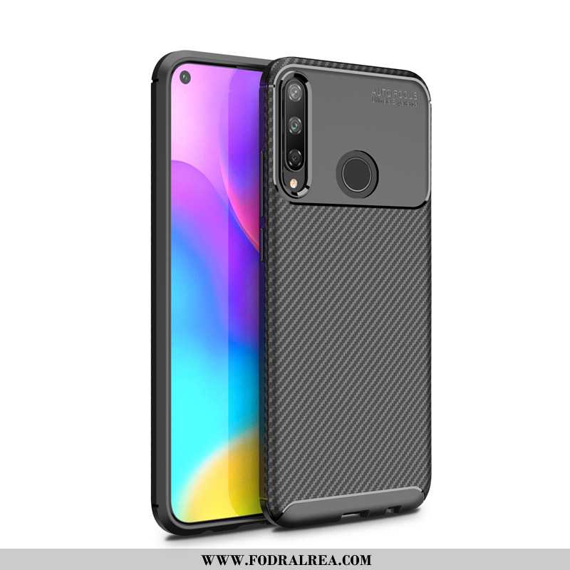 Fodral Huawei P40 Lite E Nubuck Mobil Telefon Fodral, Skal Huawei P40 Lite E Mjuk Skydd Mörkblå