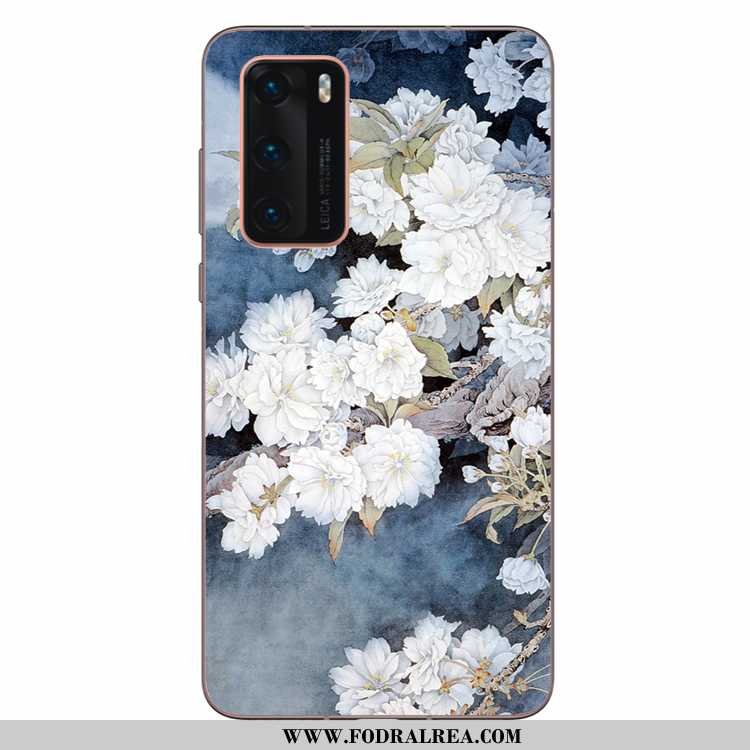 Fodral Huawei P40 Personlighet Skydd Mobil Telefon, Skal Huawei P40 Mjuk Konst Grön