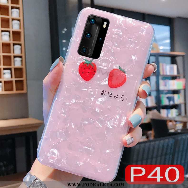 Fodral Huawei P40 Super Skal Kyla, Huawei P40 Tunn Mönster Rosa