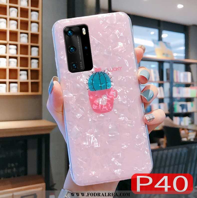 Fodral Huawei P40 Super Skal Kyla, Huawei P40 Tunn Mönster Rosa