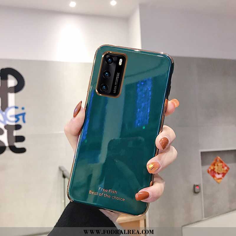 Fodral Huawei P40 Trend All Inclusive Cow, Skal Huawei P40 Mjuk Net Red Grå