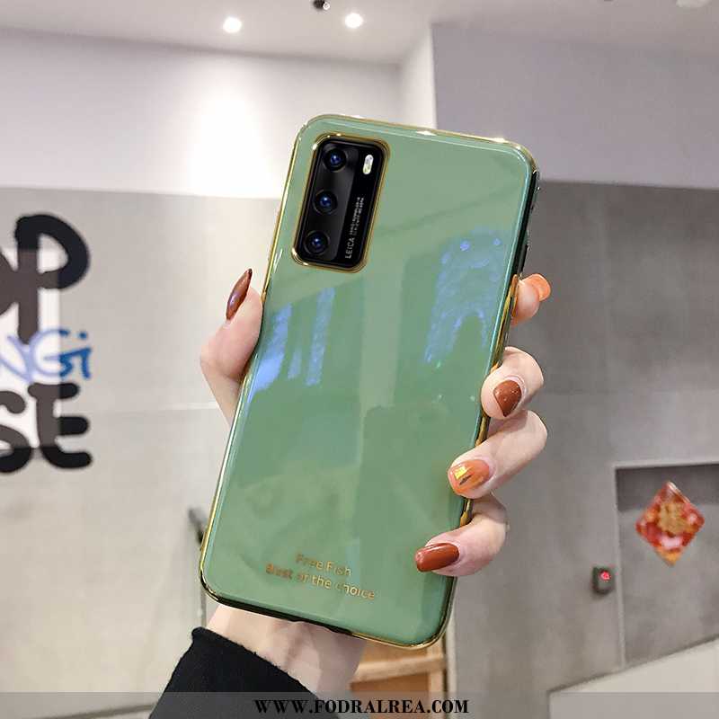 Fodral Huawei P40 Trend All Inclusive Cow, Skal Huawei P40 Mjuk Net Red Grå