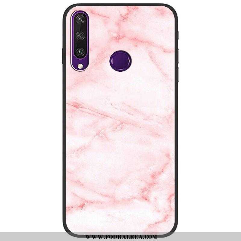 Fodral Huawei Y6p Mjuk Mobil Telefon Kreativa, Skal Huawei Y6p Skydd Tecknat Rosa