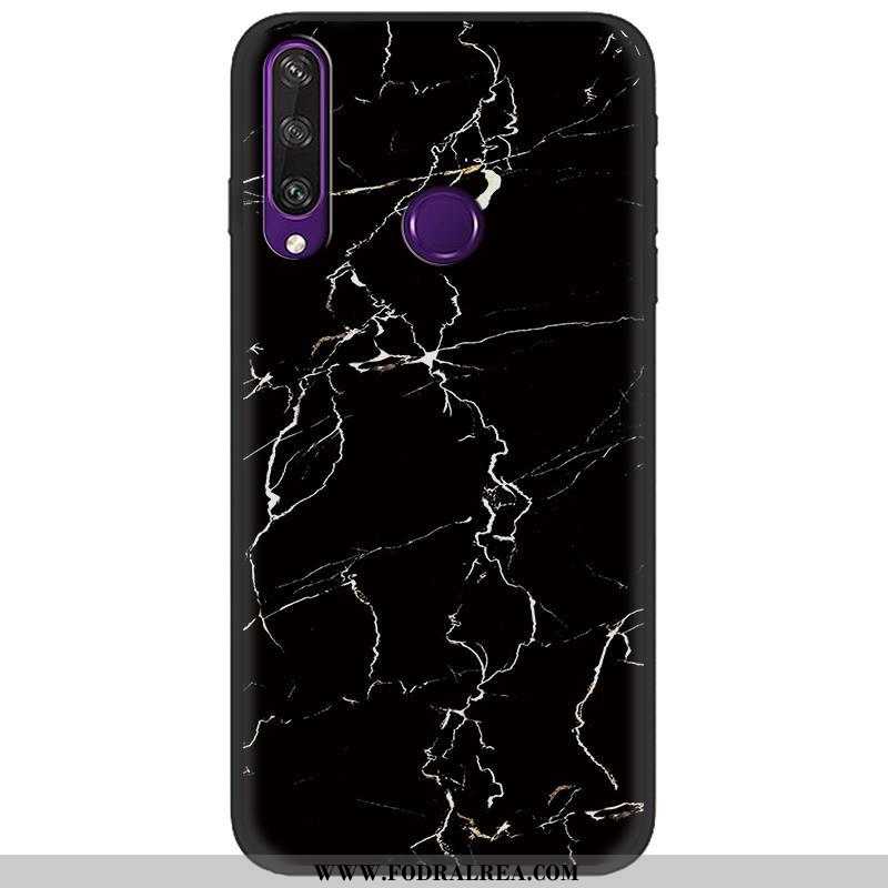 Fodral Huawei Y6p Mjuk Mobil Telefon Kreativa, Skal Huawei Y6p Skydd Tecknat Rosa