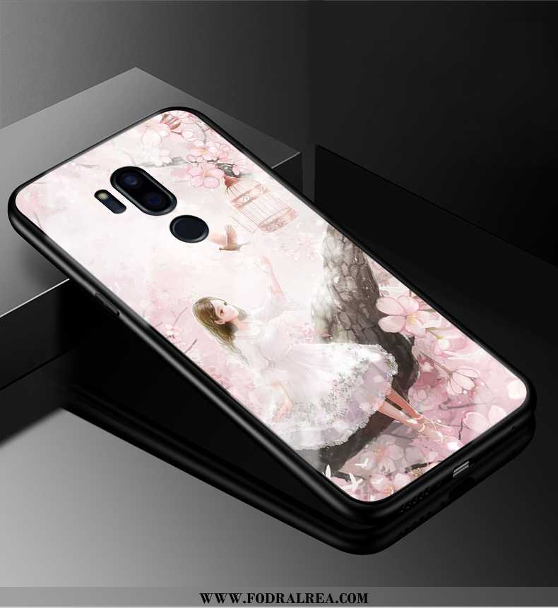 Fodral Lg G7 Thinq Tecknat Fallskydd Skal, Skal Lg G7 Thinq Trend Personlighet Vita