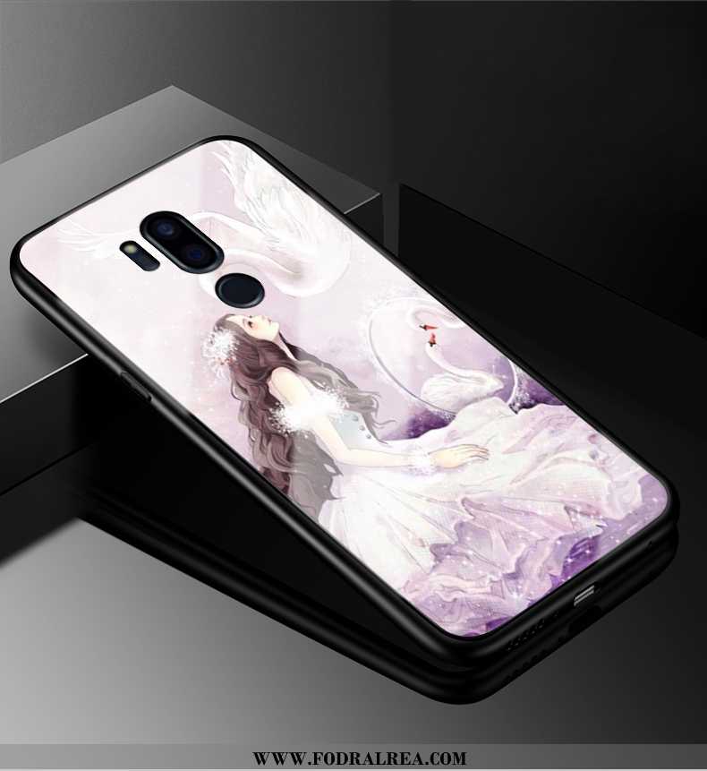 Fodral Lg G7 Thinq Tecknat Fallskydd Skal, Skal Lg G7 Thinq Trend Personlighet Vita