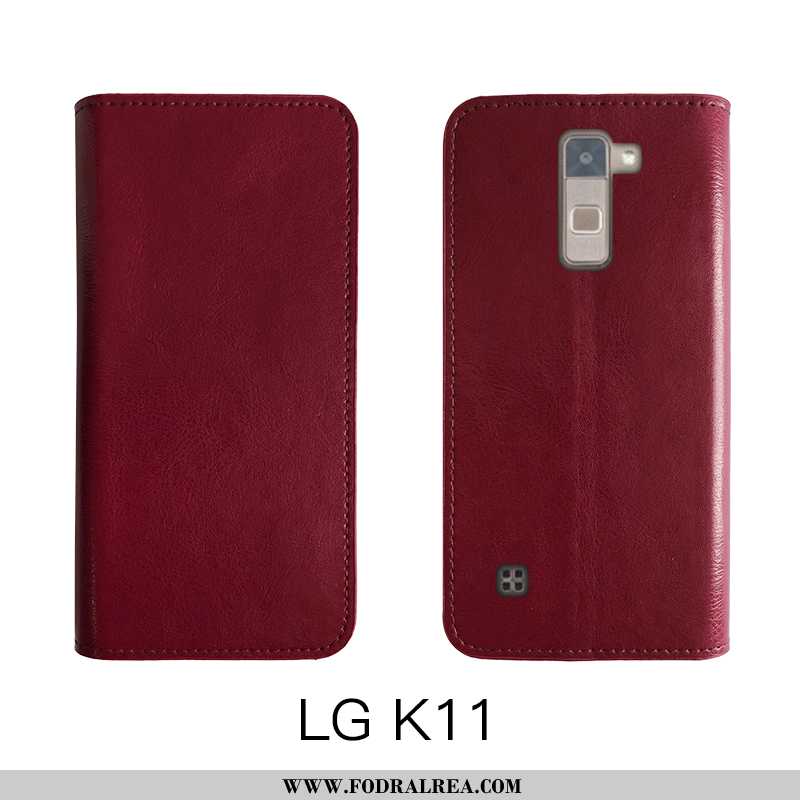 Fodral Lg K11 Skydd Brun Fodral, Skal Lg K11 Äkta Läder Mjuk