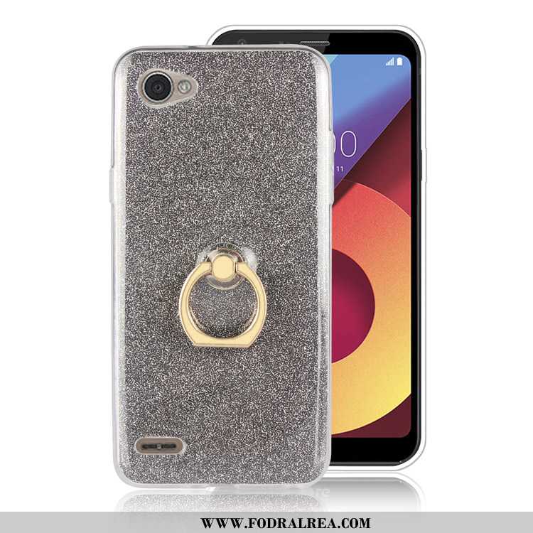 Fodral Lg Q6 Silikon Ring Fodral, Skal Lg Q6 Mjuk Grå