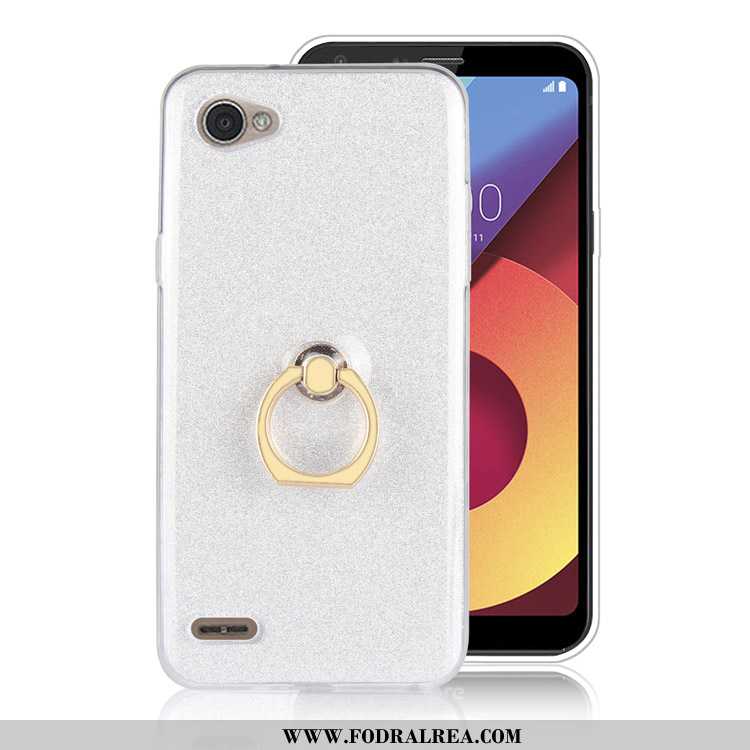 Fodral Lg Q6 Silikon Ring Fodral, Skal Lg Q6 Mjuk Grå