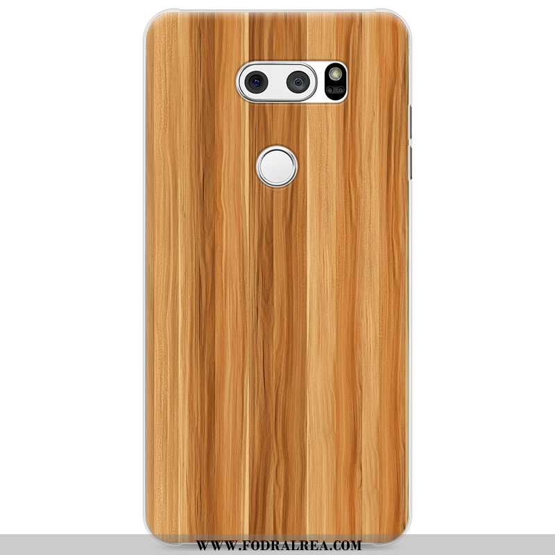 Fodral Lg V30 Kreativa Skal Målade, Lg V30 Wood Fallskydd Grå