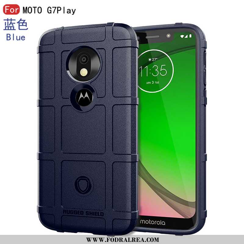 Fodral Moto G7 Play Mjuk Skal Ny, Moto G7 Play Silikon Fallskydd Svarta