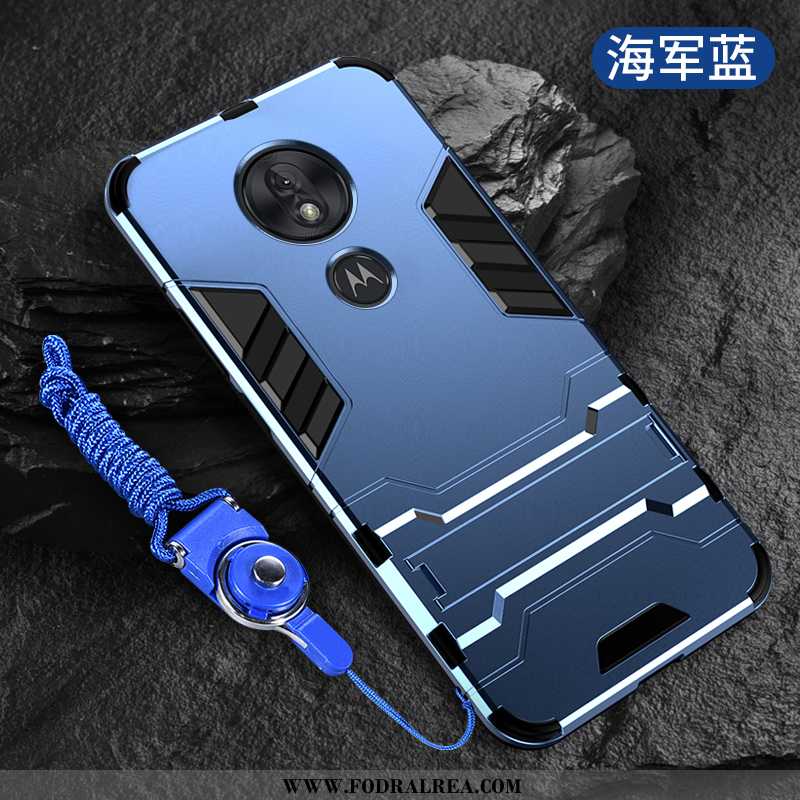 Fodral Moto G7 Play Personlighet Fallskydd Magnetic, Skal Moto G7 Play Kreativa Skydd Svarta