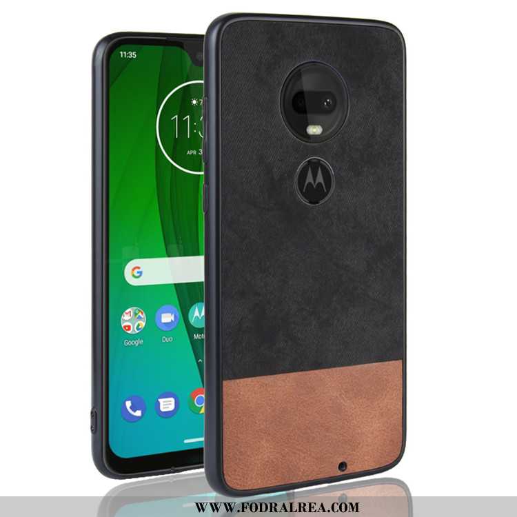 Fodral Moto G7 Plus Skydd Skal, Skal Moto G7 Plus Fallskydd Svart Svarta