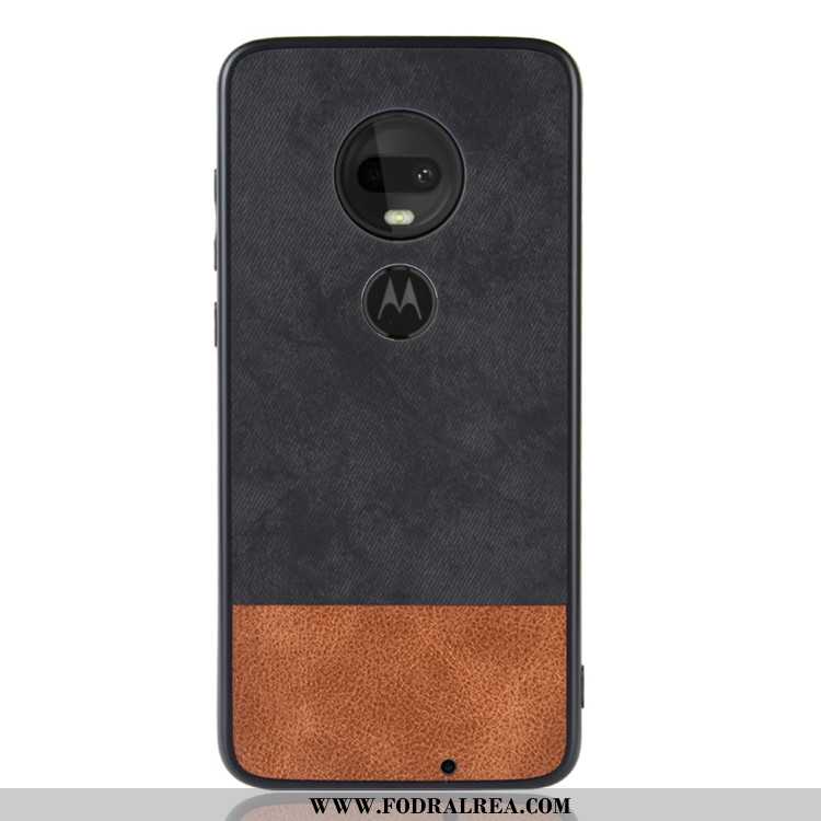 Fodral Moto G7 Plus Skydd Skal, Skal Moto G7 Plus Fallskydd Svart Svarta