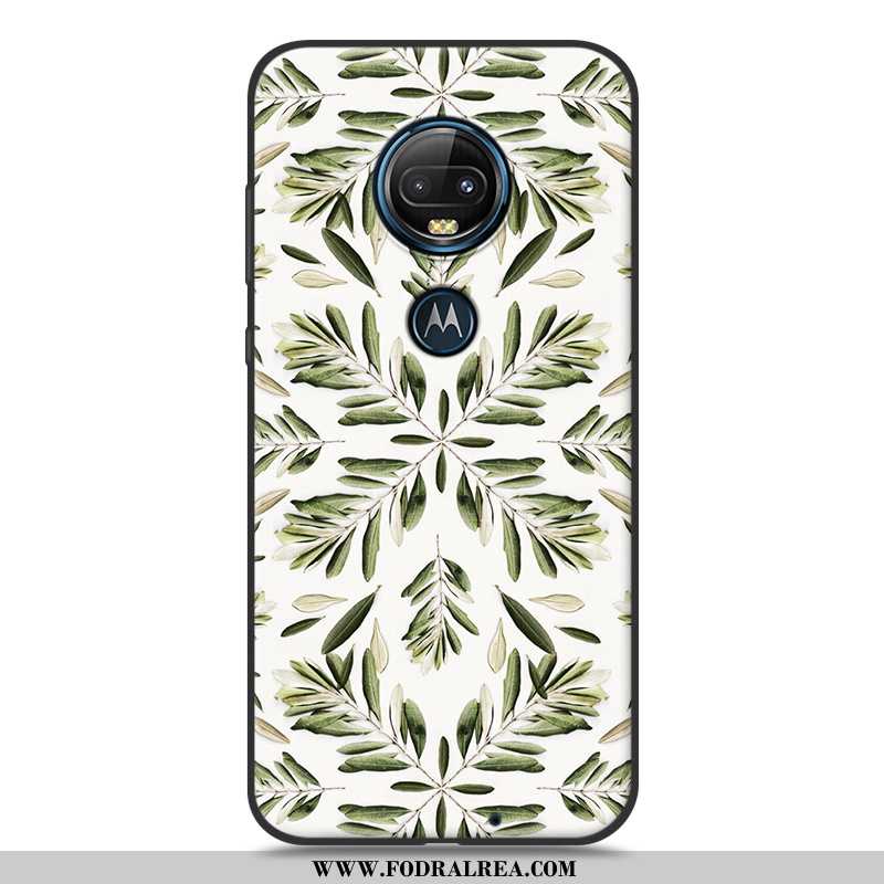 Fodral Moto G7 Plus Skydd Trend Mjuk, Skal Moto G7 Plus Mode Rosa