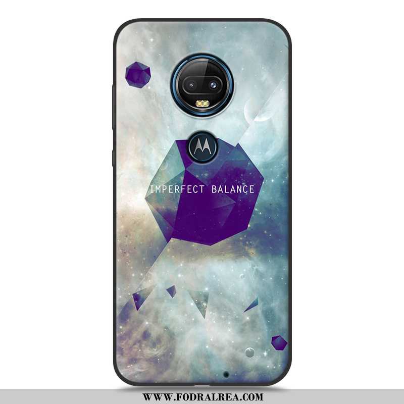 Fodral Moto G7 Plus Skydd Trend Mjuk, Skal Moto G7 Plus Mode Rosa